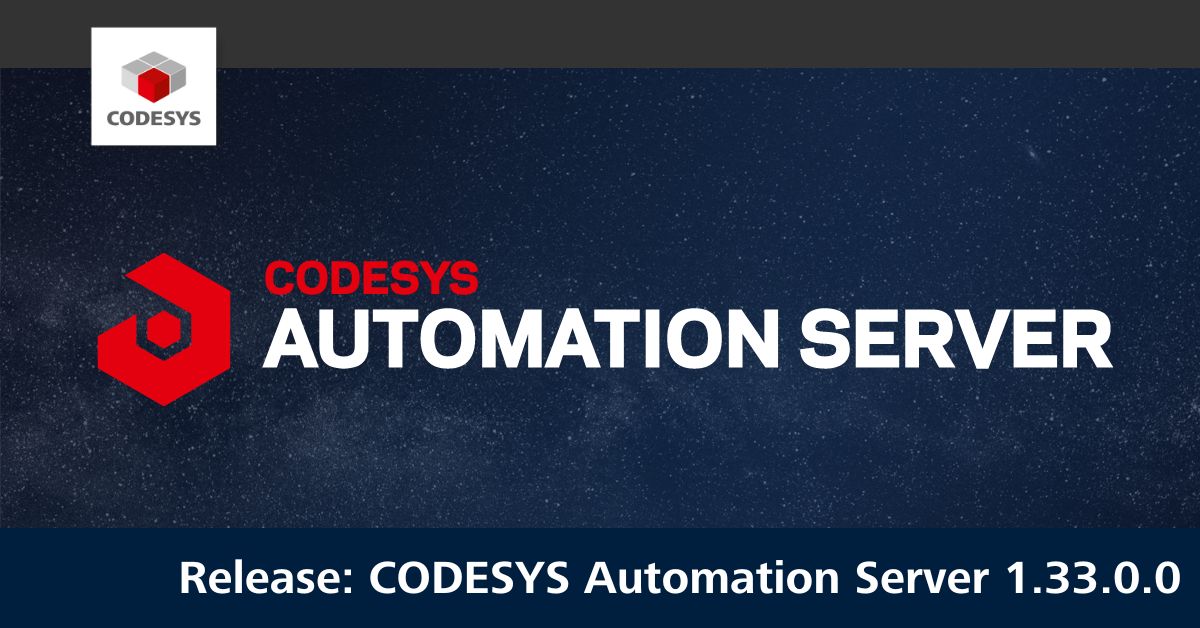 Release CODESYS Automation Server 1.33.0.0
