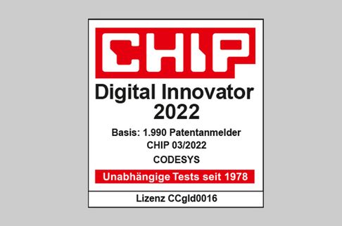 Wir freuen uns über die Auszeichnung als Chip Digital Innovator 2022.