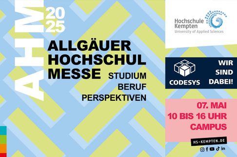 CODESYS auf der Allgäuer Hochschulmesse am 07. Mai 2025