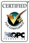 The logo is property of The OPC Foundation and is used under license.