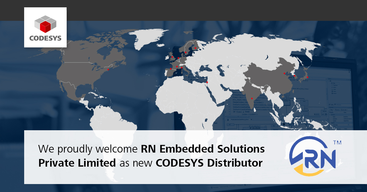 New CODESYS Distributor in India: RN Embedded Solutions