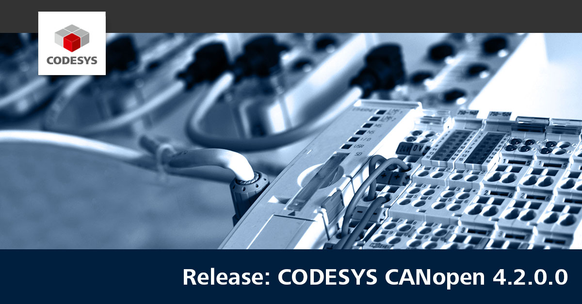 Release CODESYS CANopen 4.2.0.0 